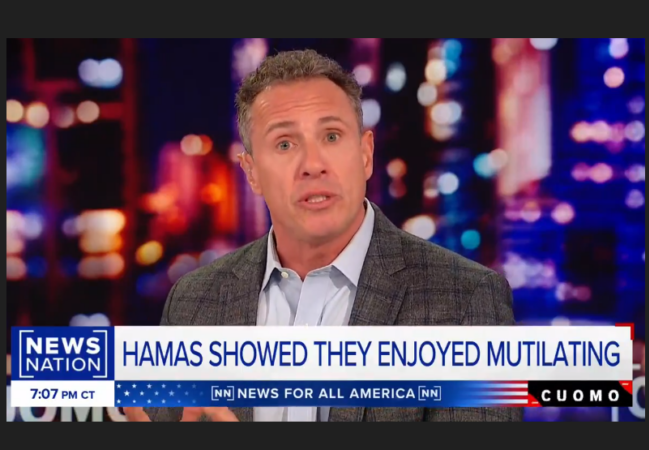 Chris Cuomo After Watching Footage Of October 7 Hamas Massacre: “They enjoyed mutilating”
