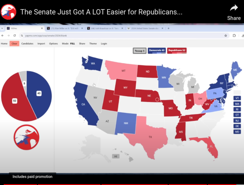 The Senate Just Got A LOT Easier for Republicans… Latest polls