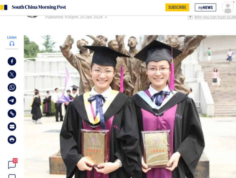 Tsinghua University’s ‘star’ twin scientists return to China from the US, Canada