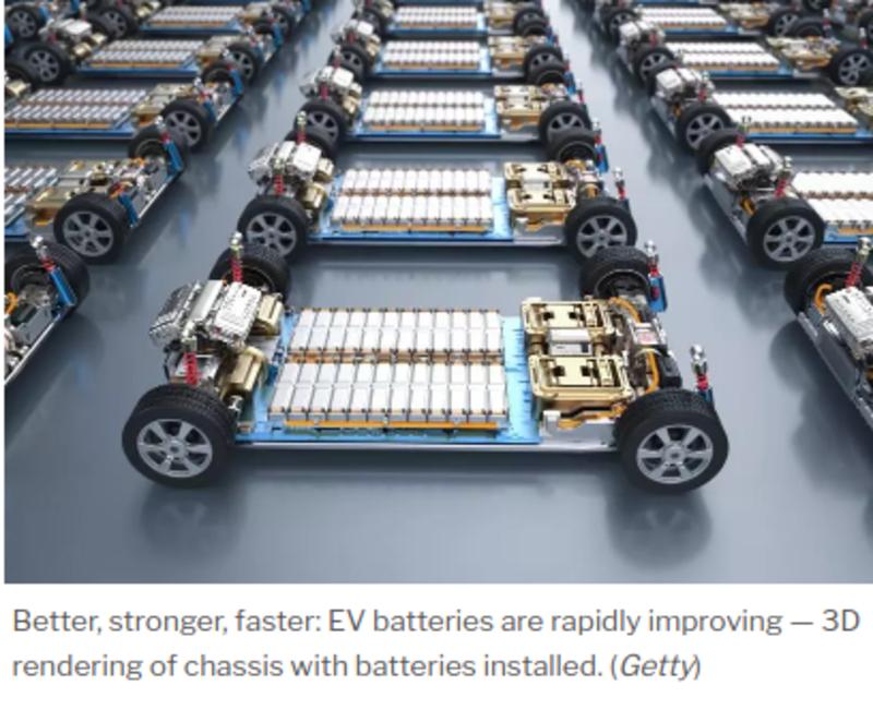 Electric vehicle batteries are really good, and they’re getting even better