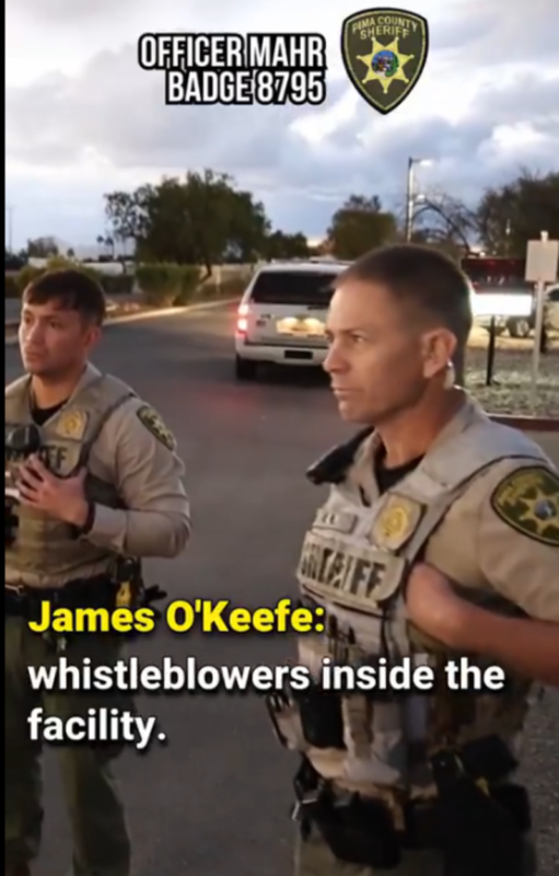 WATCH: James O’Keefe Infiltrates Secret Illegal Alien Compound in Tucson, Arizona – Threatened With Arrest by Gestapo Sheriff’s Deputies