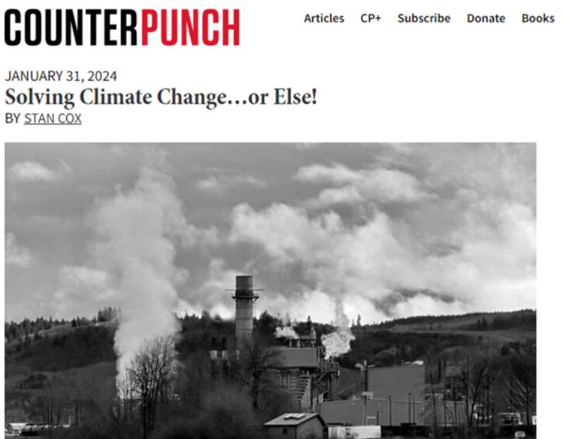 Punching Back at Counterpunch’s False Climate Claims