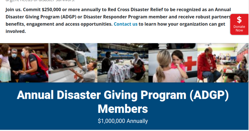 Annual Disaster Giving Program (ADGP) and Disaster Responder Program