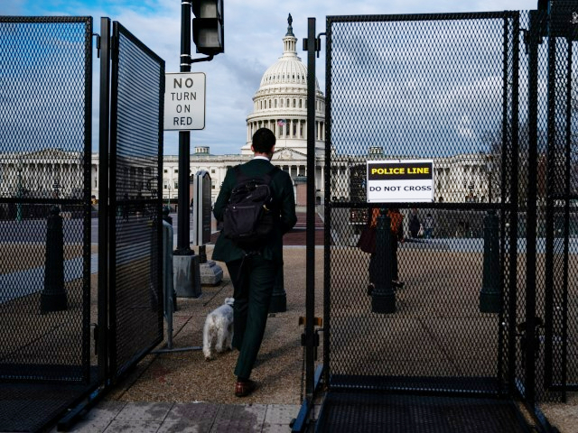 Exclusive – Republicans Rip Biden for Erecting Fence Around Capitol While Border Is Wide Open