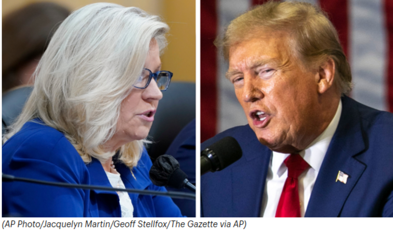 Trump doubles down on call for Liz Cheney to be prosecuted 