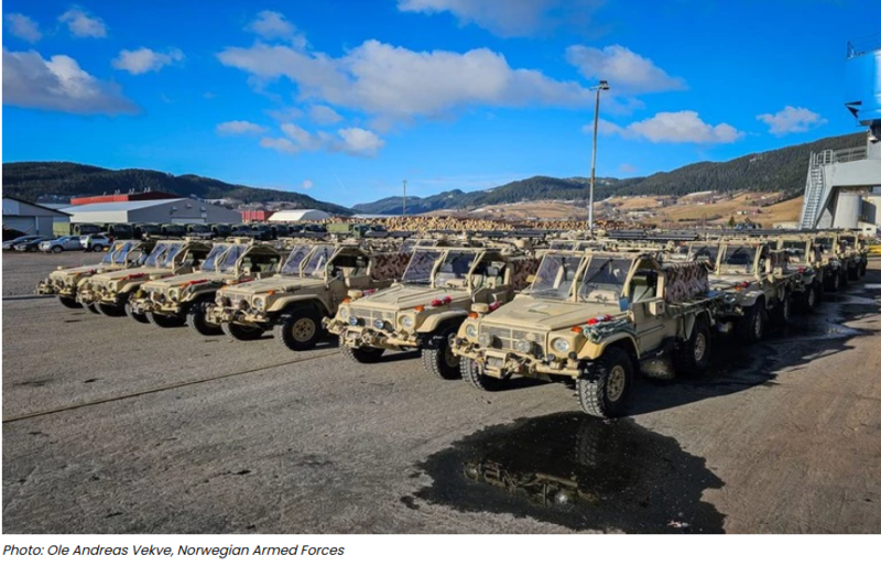 Norway donates trucks, military vehicles to N. Macedonia