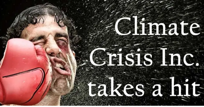 Climate Crisis Inc. Takes a Hit