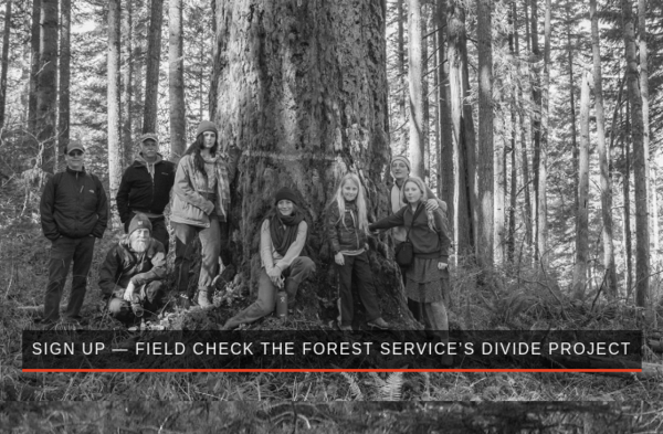 Sign Up — Field Check the Forest Service’s Divide Project