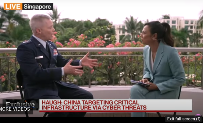 U.S. Cyber Command Head: China’s Aggression Is 2nd Weakest Cyber Link